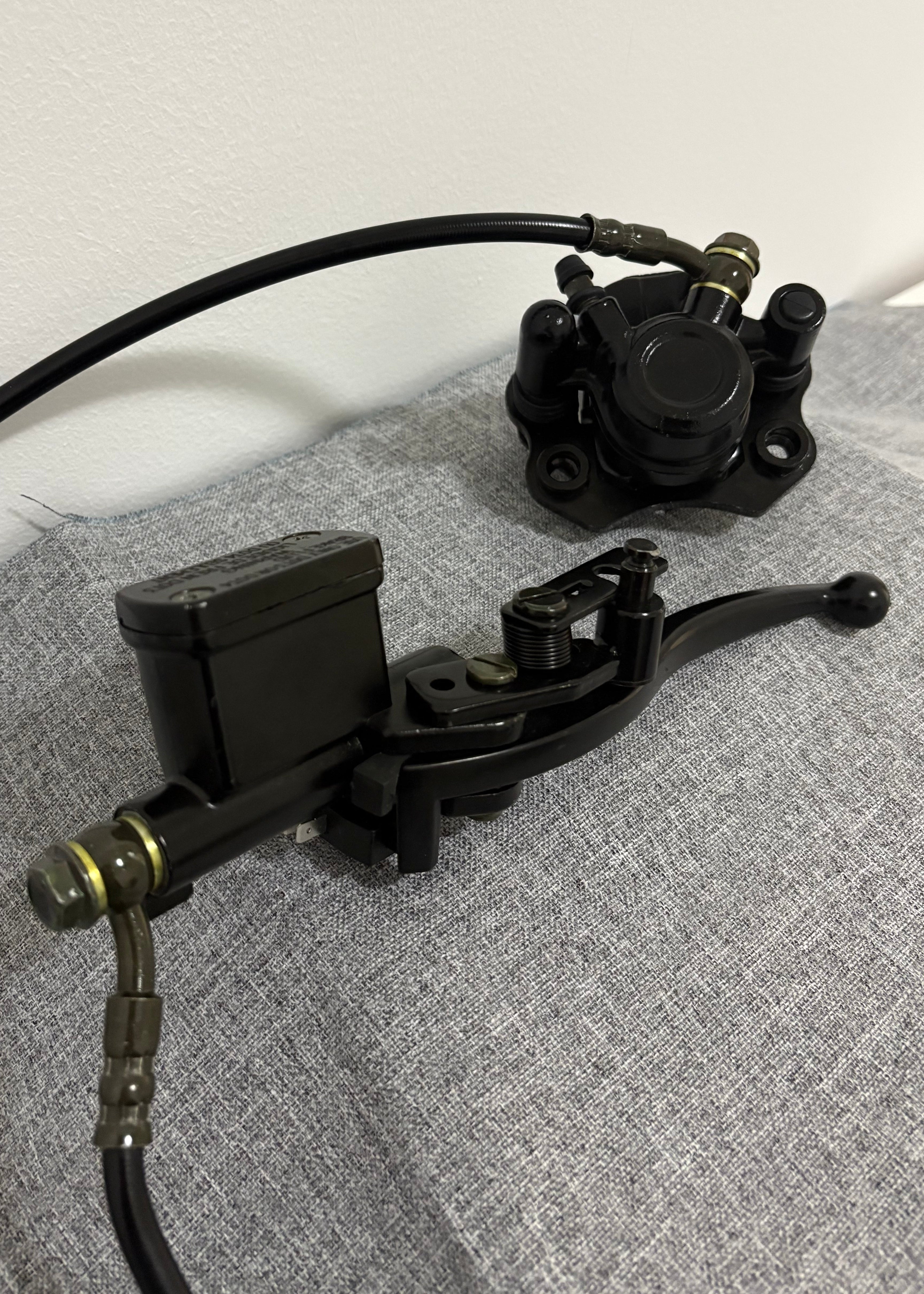 Upgraded kugoo brakes