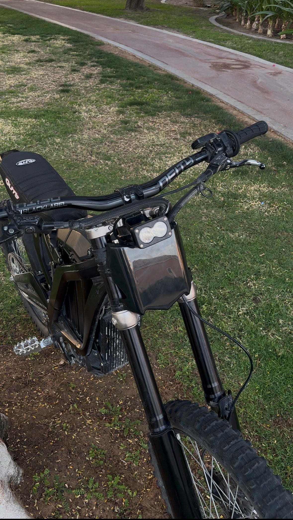 Blank moto cutz plate